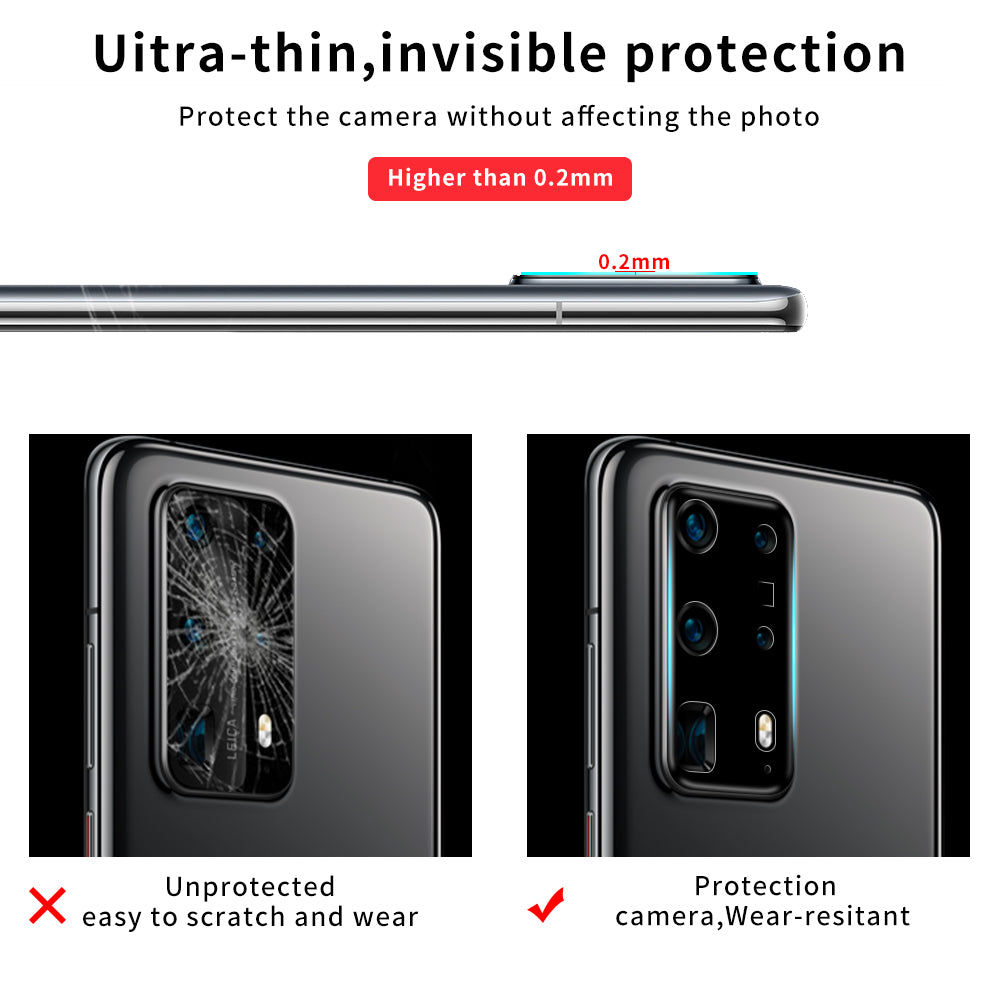 Hærdet glas kamera skærmbeskytter til Huawei P40 Pro Hærdet glas kamera skærmbeskytter til Huawei P40 Pro
